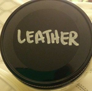 Brand new Leather scented Candle